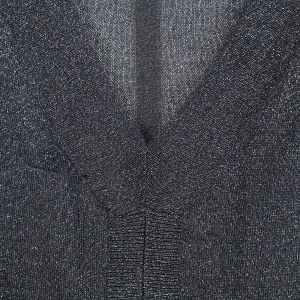 H By Halston shimmer long sleeve top size S - Picture 4 of 9